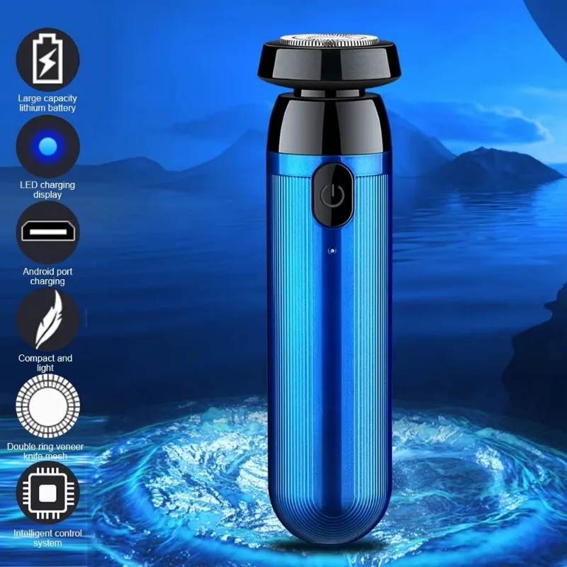 Hair Shaver Machine Men's Electric Shaver Male Portable Mini Man Beard Trimmer Travel Razor for Men C587