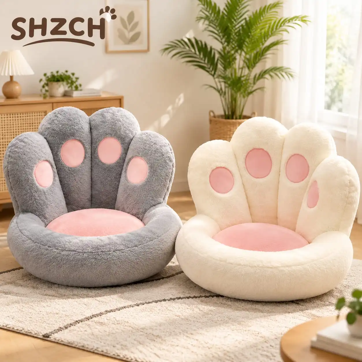 Tatami cushion, backrest, lazy person sitting on the ground, bedroom, household floor, fart pad