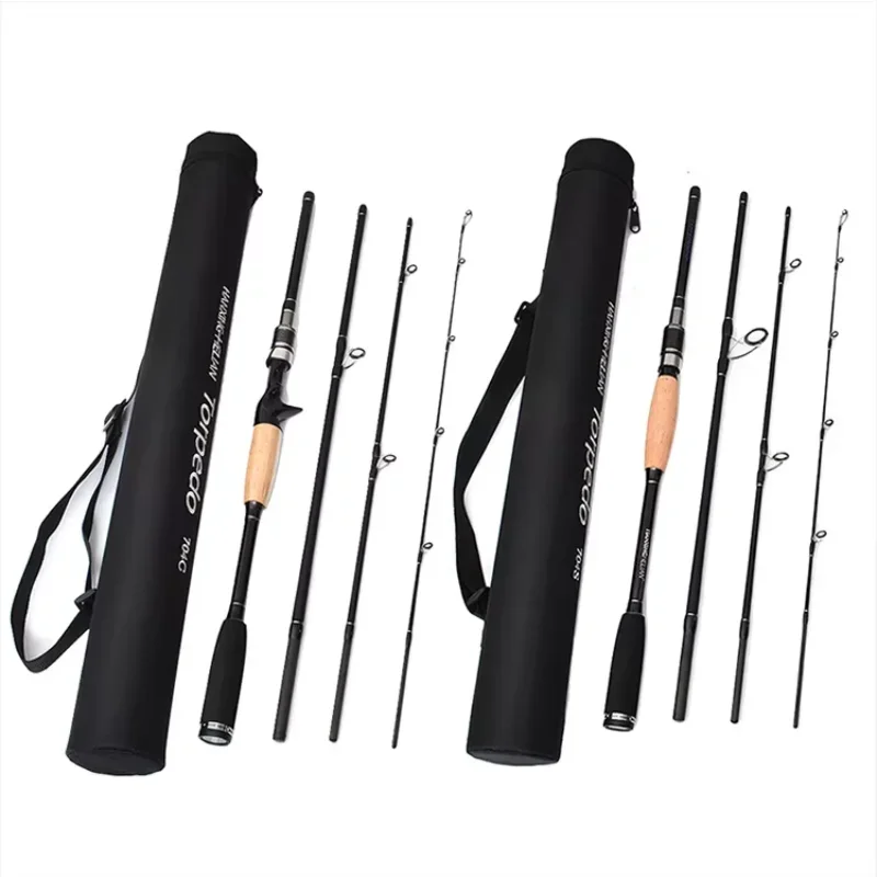 Aluminum curved tail fishing rod roller, guide rail large game rod, glass fiber blank deep sea tuna fishing rod