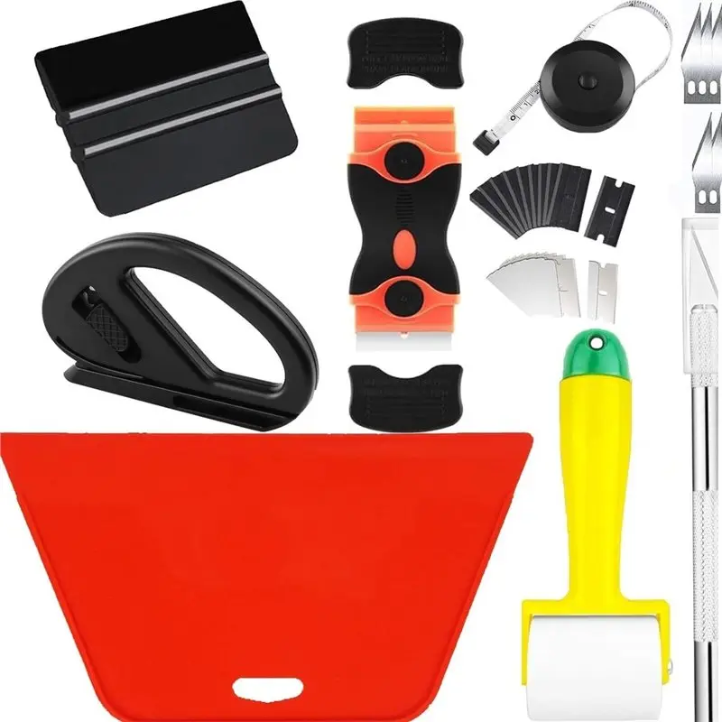 B23B Wallpaper Smoothing Tool Kit For Applying Peel And Stick Wallpaper