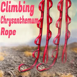 Climbing Strap Rock Daisy Chain Climbing Loop 23KN Tension Force 110cm Strong Mountaineering Rock Rigging Sling Rope Webbing