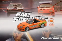 (Pre-Order)  Fast Speed FS 1:64 Supra Targa A80 Bomex FNF Orange limited999 Diecast Model Car