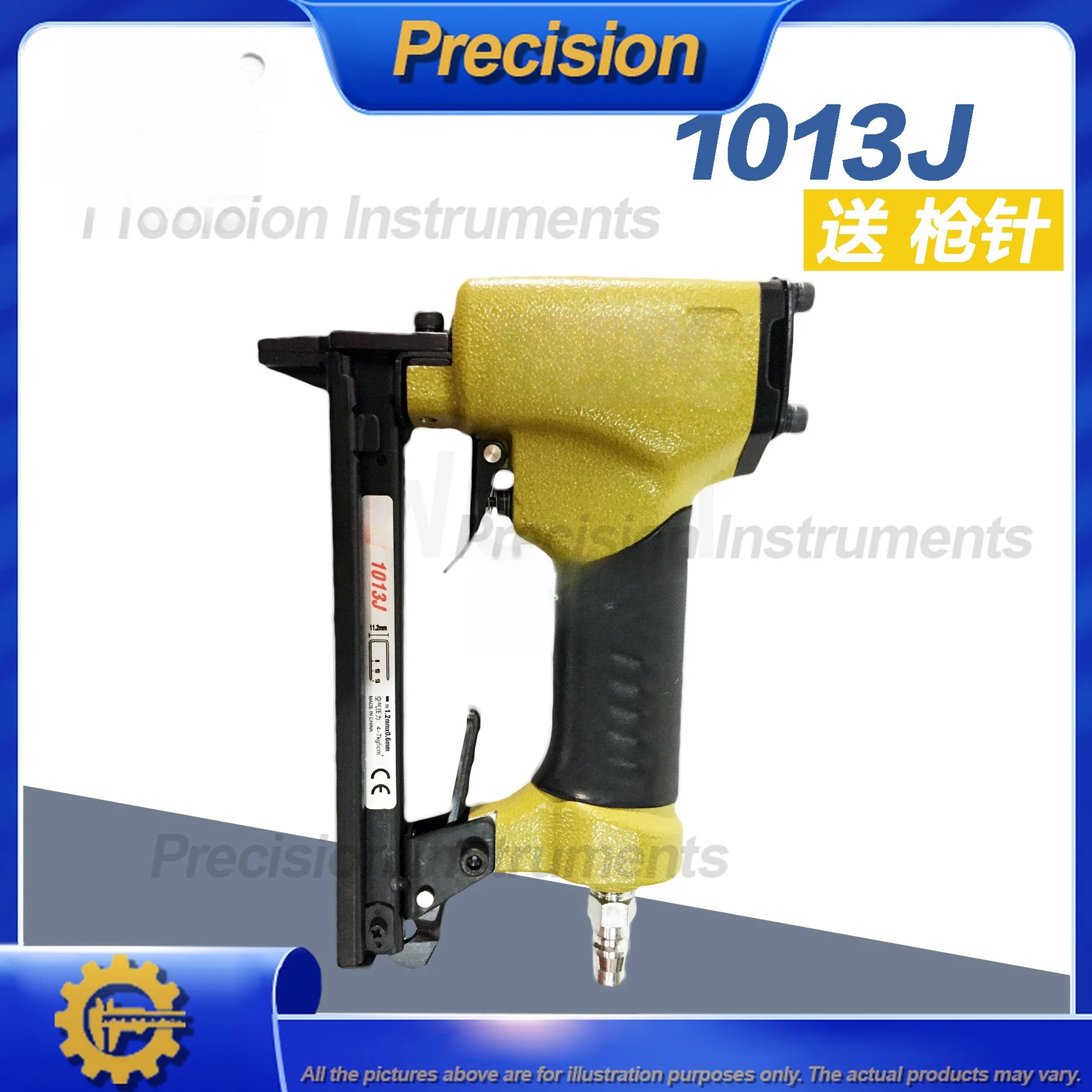 2026 Heavy Duty Pneumatic Nail Gun for Woodworking with Needles Industrial Grade Fastening Tool Kit Accessory Set