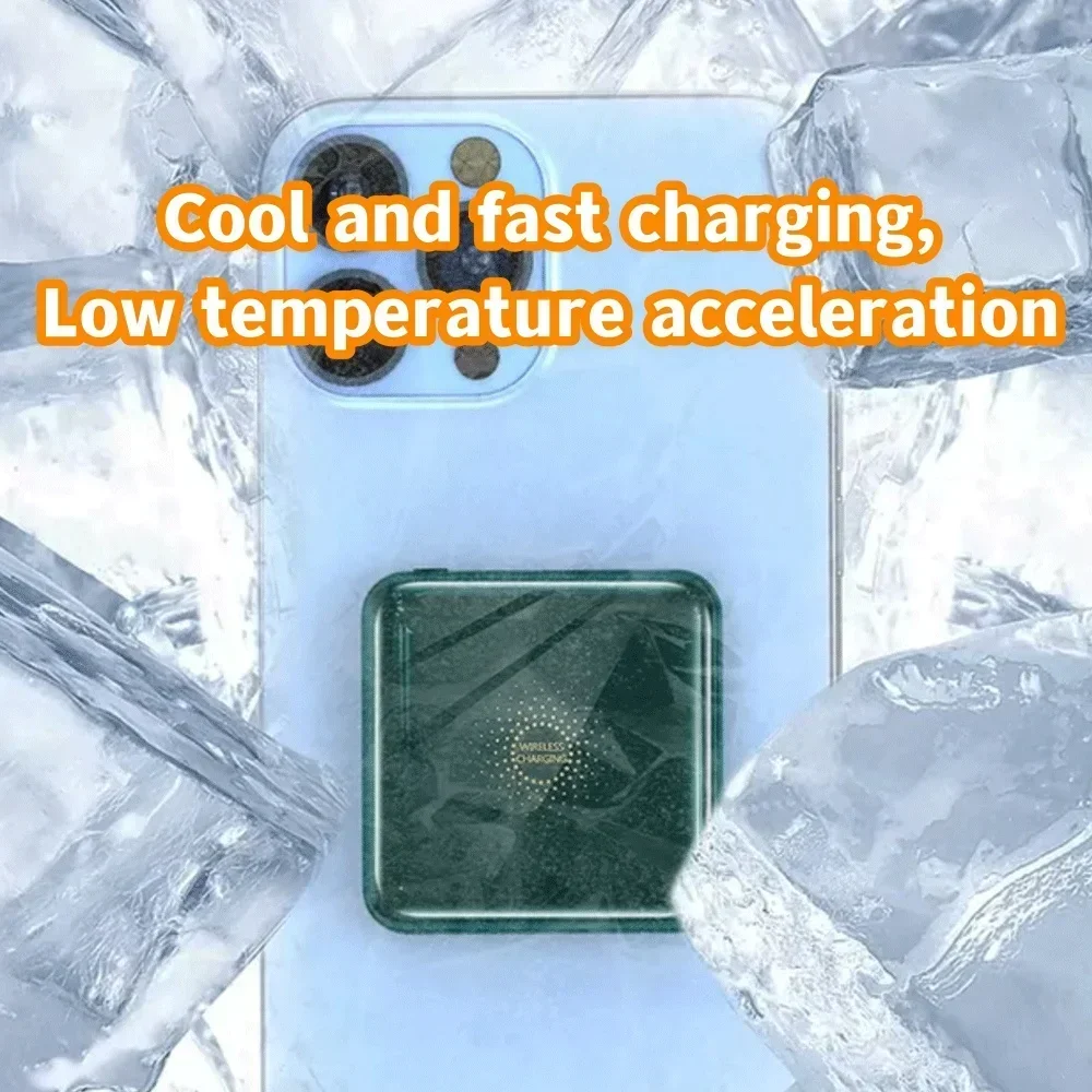 Mini 20000mAh Large Capacity Power Bank Wireless Fast Charging Ultra Thin Portable Intelligent Universal Flash Charging Compact