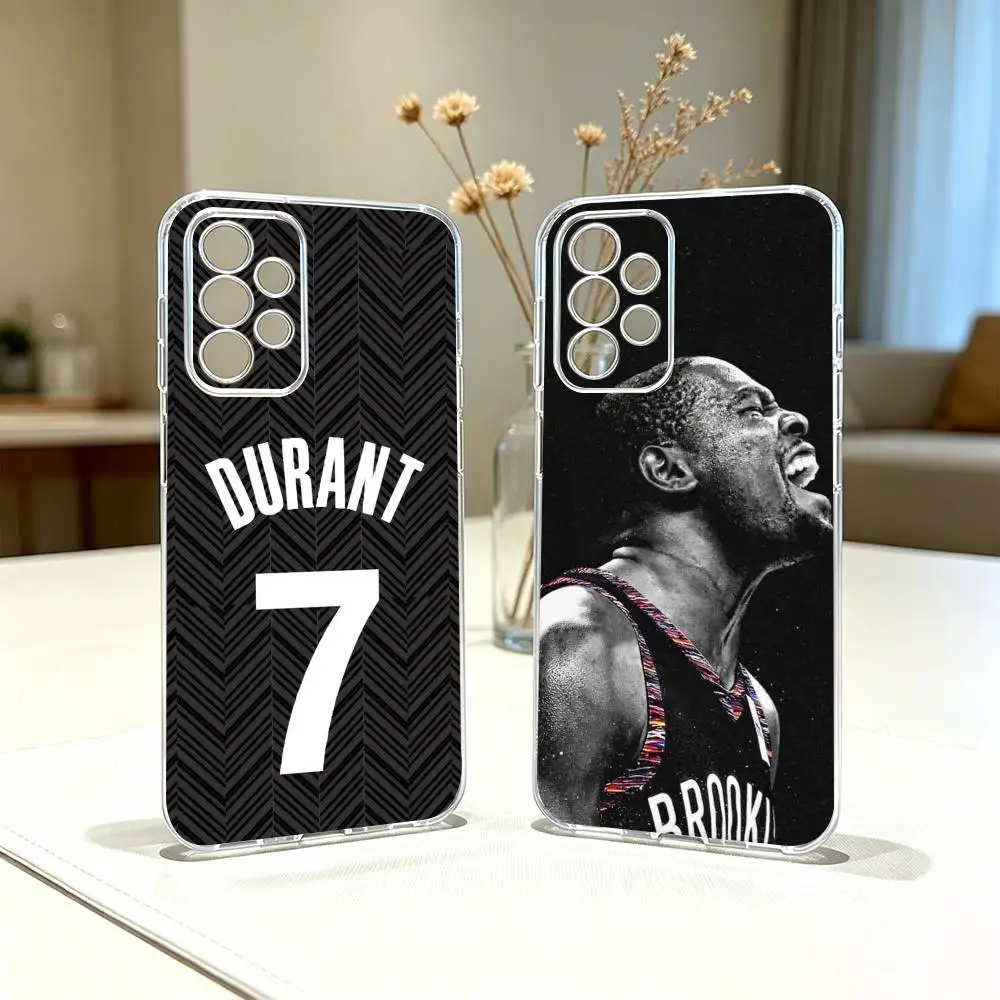 Basketball Kevin Durant-t   Phone Case Transparent Silicone Soft For Samsung S25,S24,S21,S22,S23,S30,Ultra,S20,Plus,Fe