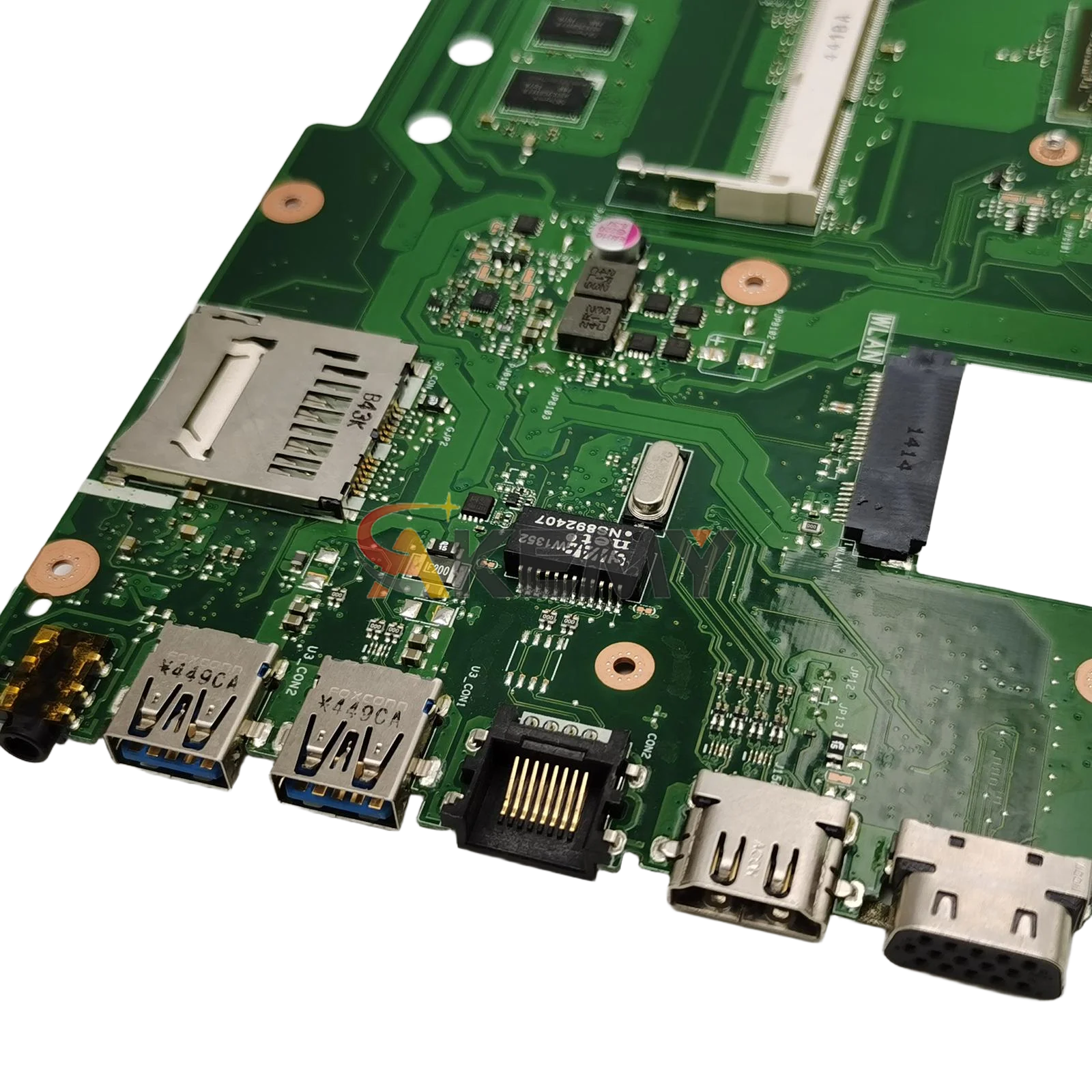 Placa base para ordenador portátil X550EA para ASUS VivoBook X550EP X550EA Y582E F550WE Y581E X552W X552EP X550E con CPU A4 A6, envío rápido