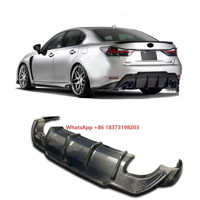 

Car Body Kit Carbon Fiber Rear Bumper Lip for Lexus GS250 GS300 GS350 2012-2017 Rear Diffuser