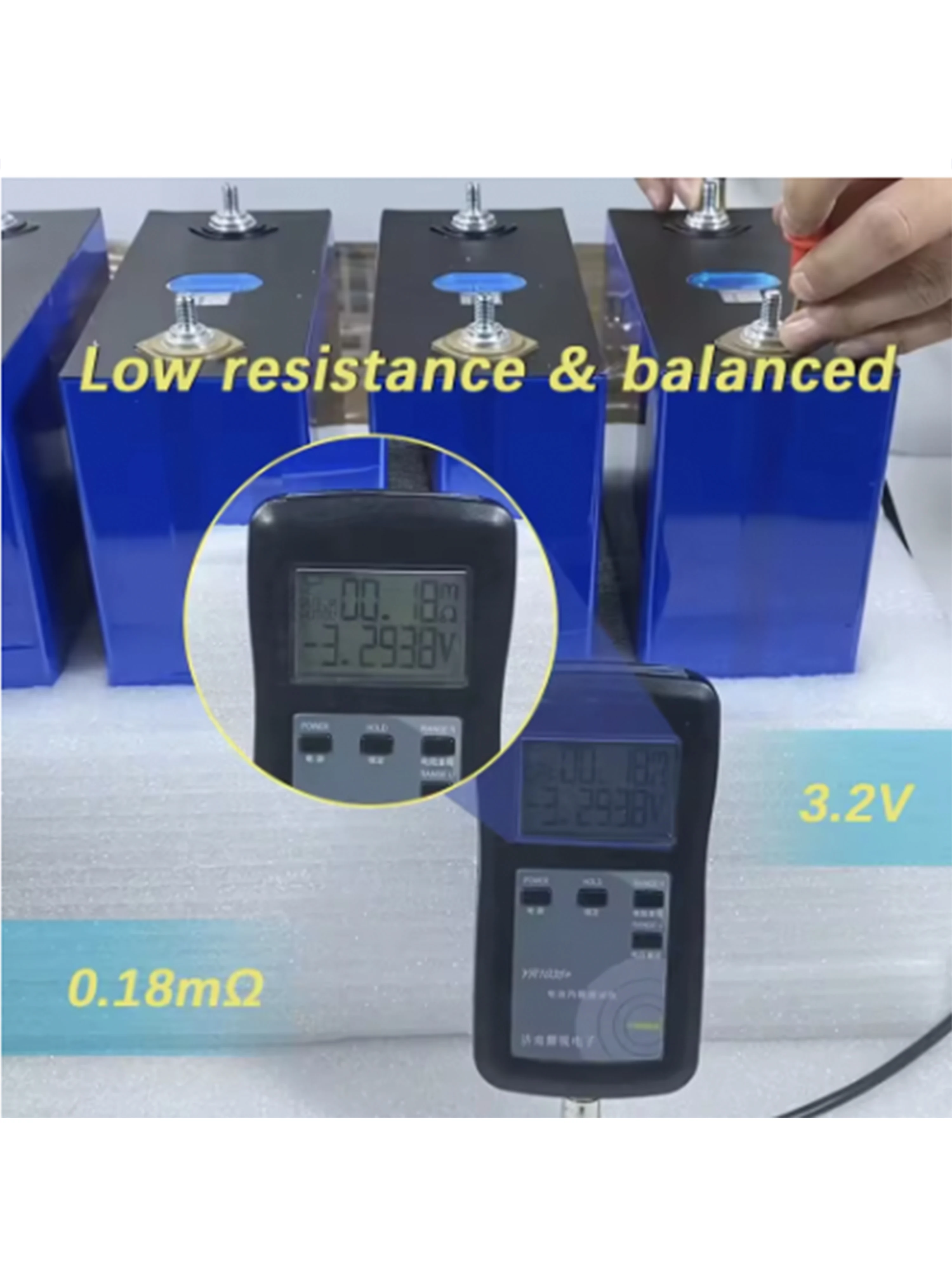 بطارية LiFePO4 3.2 فولت LF-280K فئة أ نوع جديد ≥ 8000 دورة. البطاريات القابلة لإعادة الشحن التي يتم شحنها من مستودع بولندا خالية من الرسوم #4