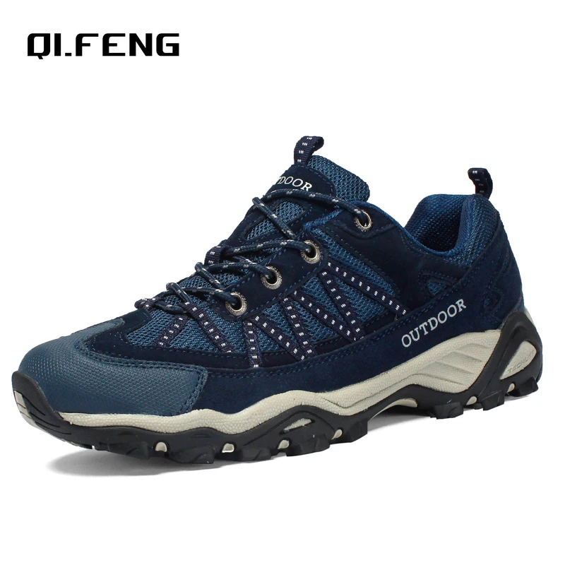 35-46 Couple Outdoor Leisure Shoes Anti slip Wear Resistant Mountaineering Shoes Men Women Tourism and Hiking Off Road Footwear