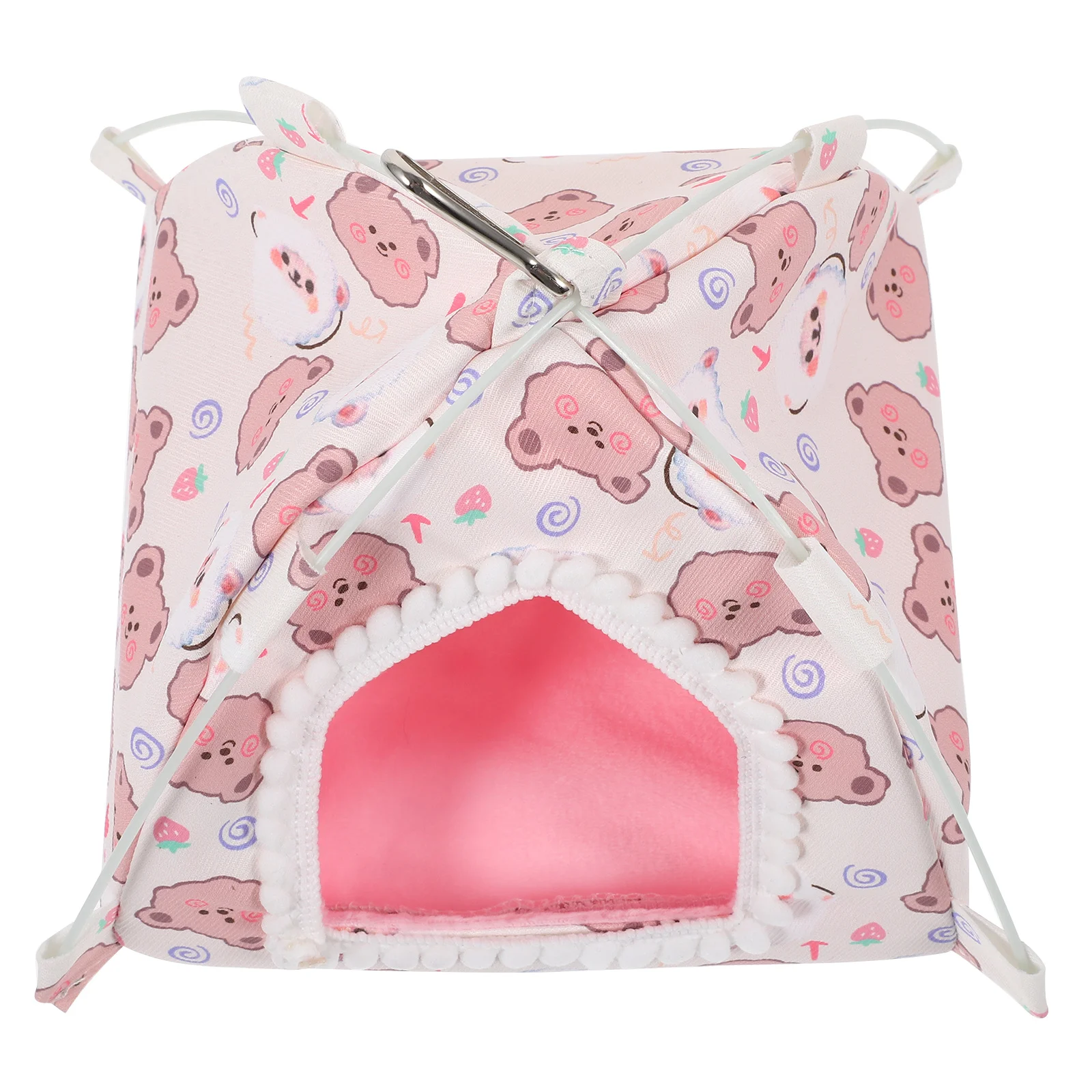 

Pet Sleeping Tent for Hamsters Guinea Pigs Rabbits Cute Nest Bed Hideaway Habitat Comfortable Warm All Weather Small Animal