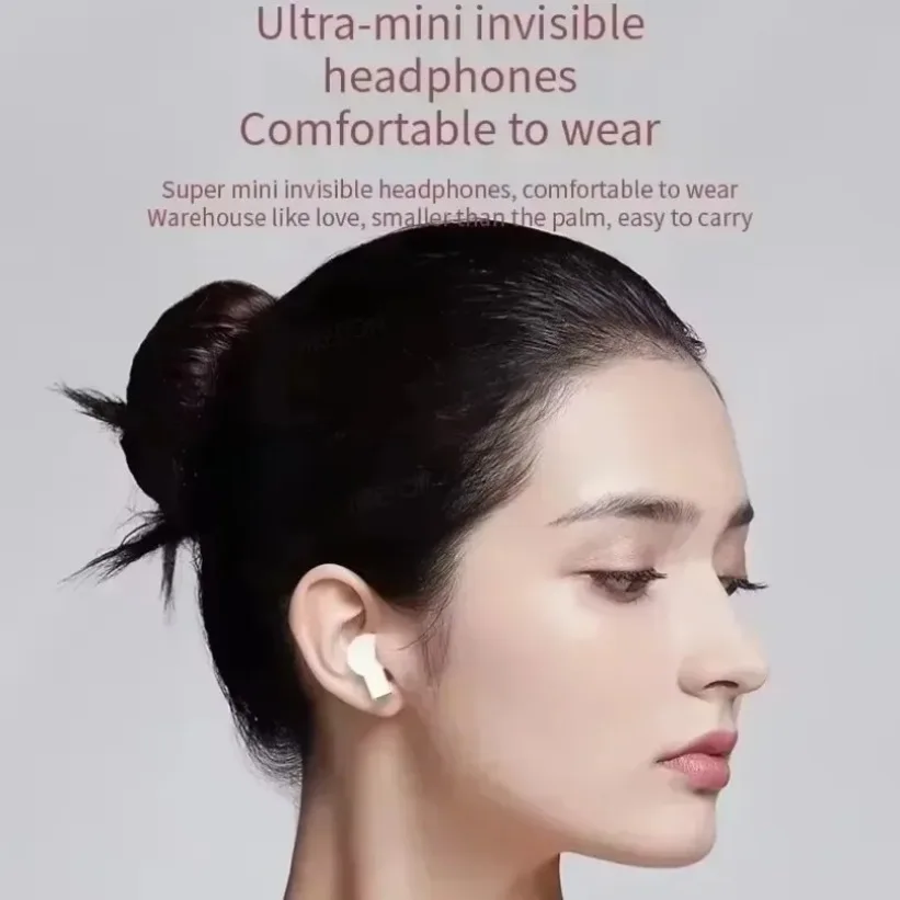 Heart Rotating TWS Earbuds Bluetooth 5.3 Semi In-Ear Wireless Headset 13mm Driver Touch Sport Earphone Couple Gift Hot Sale