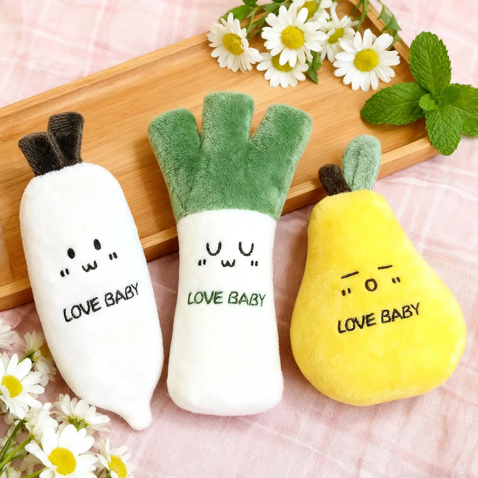 

Baby Sleep Soother Anti-Startle Doll Soother Toddler Cute Teether Soothing Doll for Boys Girls Parents Home Bedroom Daycare