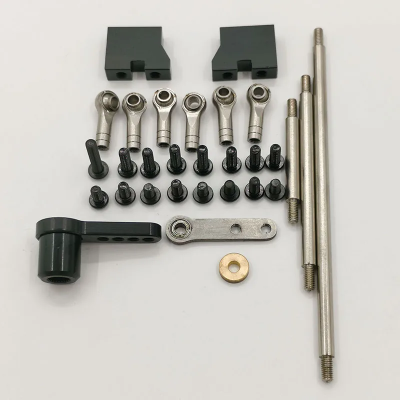 

1:14th Scale Metal Simulation Steering Tie Rod for Tamiya RC Truck SCANIA 770S R620 VOLVO BENZ Arocs MAN TGX Car Accessories