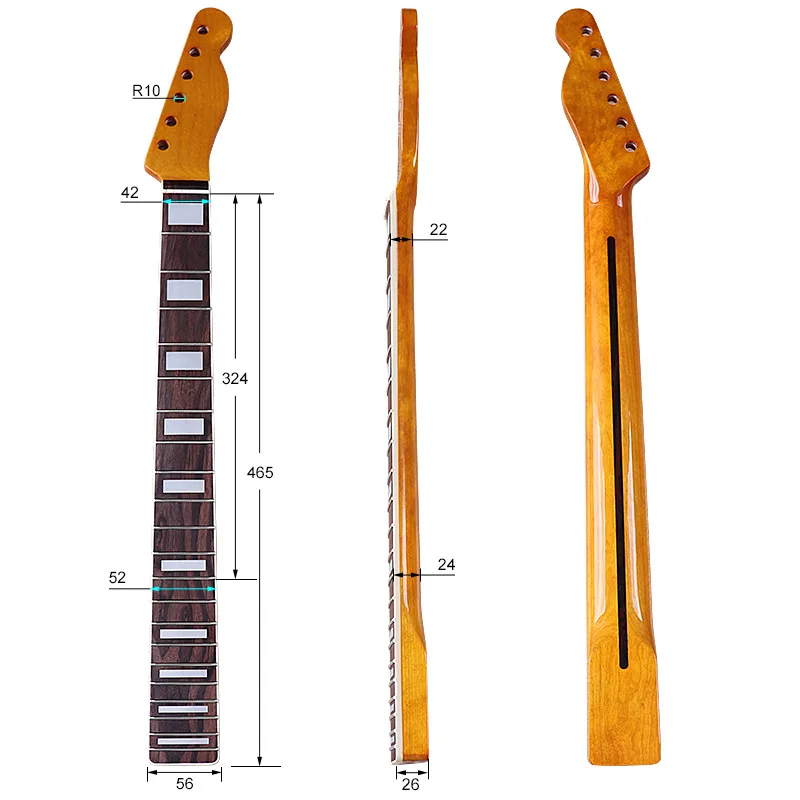 

TL6 string 21 frets Canadian maple rosewood fretboard bright hemming 5.6 wide electric guitar handle