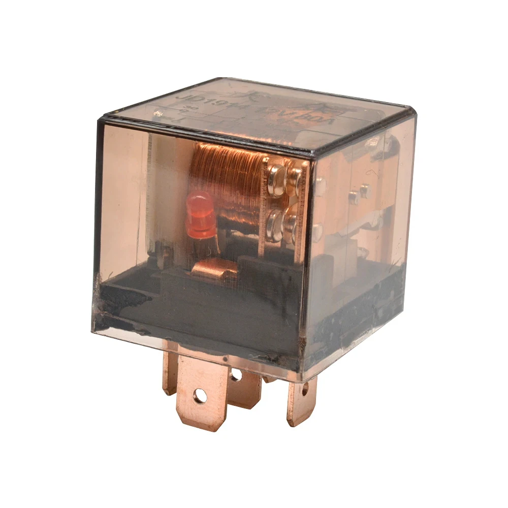 2Pcs DC 12V 24V 80A 100A 4/5 Pins Waterproof Automotive Relay Switch SPDT Car Control Device Car Relays High Capacity Switching