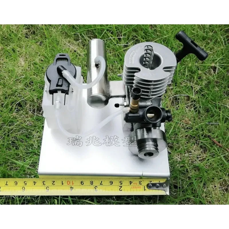 2-Stroke Dynamic Micro Mini Light Portable Small Engine - Science Education Model with One-Click Start & Oil Burning