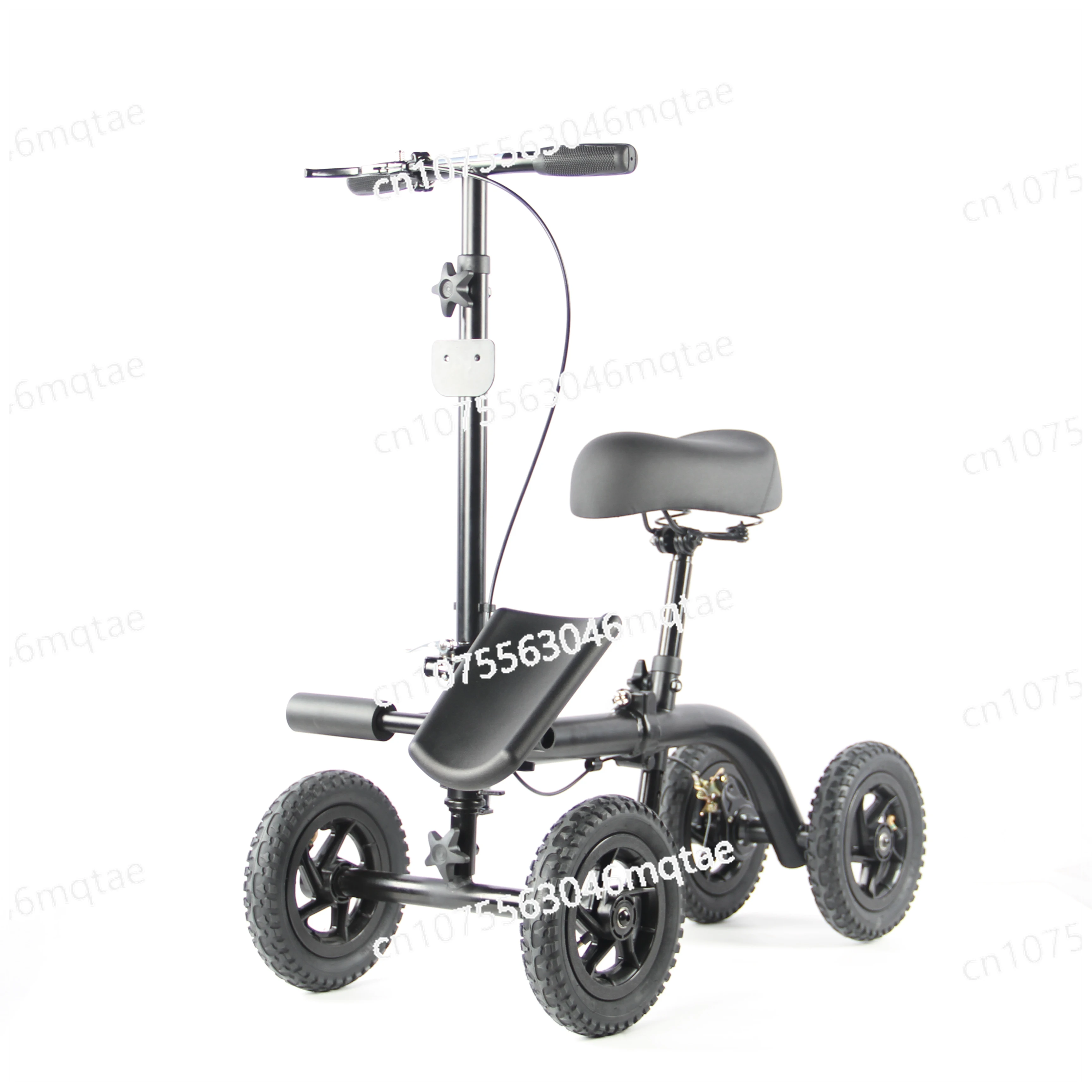 Scooter 4-wheel Steel Frame Sitting Knee Walker with Turning Knee Walker