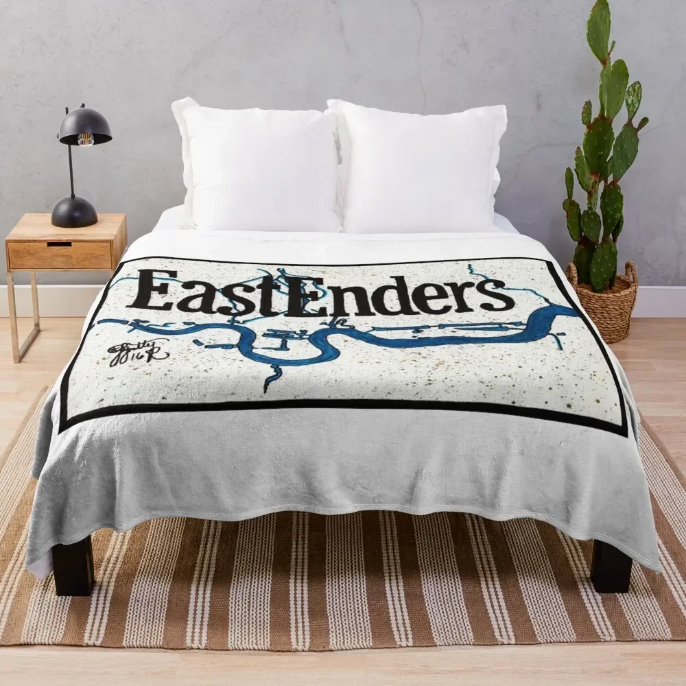 EastEnder River Throw Blanket Decorative Sofas Summer Beddings Shaggy Plush Blankets