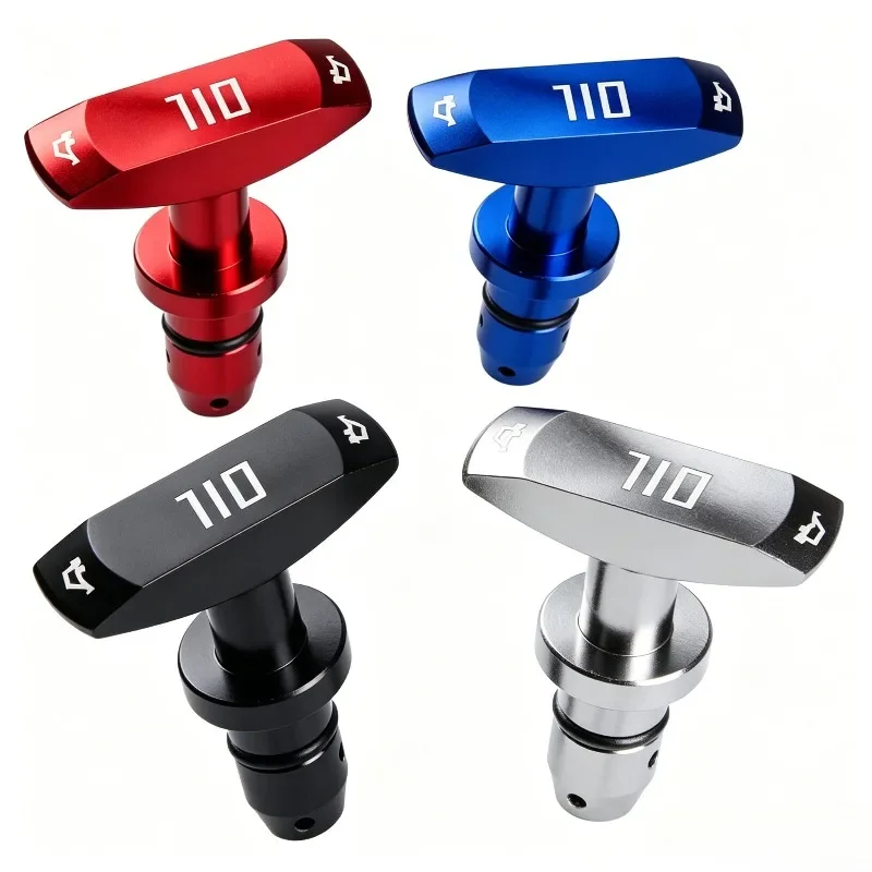 

Billet Aluminum Car Oil Dipstick Pull Handle Engine Oil Pullhandle For Ford Mustang GT V8 GT500 99-11 Car Accessories