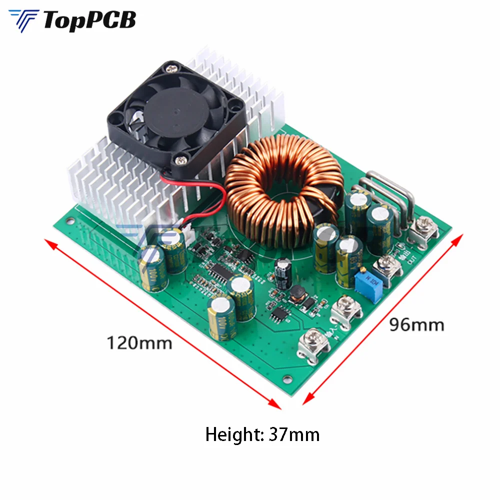 1000W 50A High Power Step Down Power Supply Module DC-DC Buck Converter Voltage Regulator for Power Tools Electric Drill