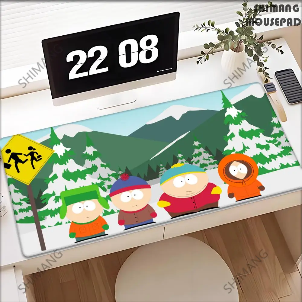 

Funny-South-Park-Cute Mousepad Mouse Mat Desk Mat With Pad Gaming Accessories Prime Gaming XXL Keyboard Pad Padding Mat