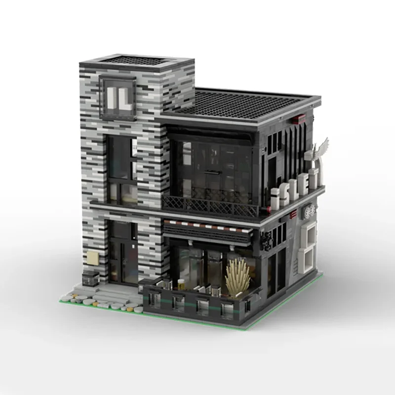 3980PCS 펍 & 레스토랑 크리 에이 티브 빌딩 블록 장난감 어린이 운영 능력 향상 창의력 MOC 건설 생일 선물