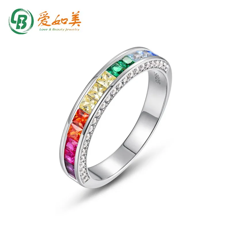 

18K Gold PT950 Platinum Silver Plated 7-layer Gold Gradient Ring, Personalized, Trendy, High-end, Full Diamond Fashion Food Ring