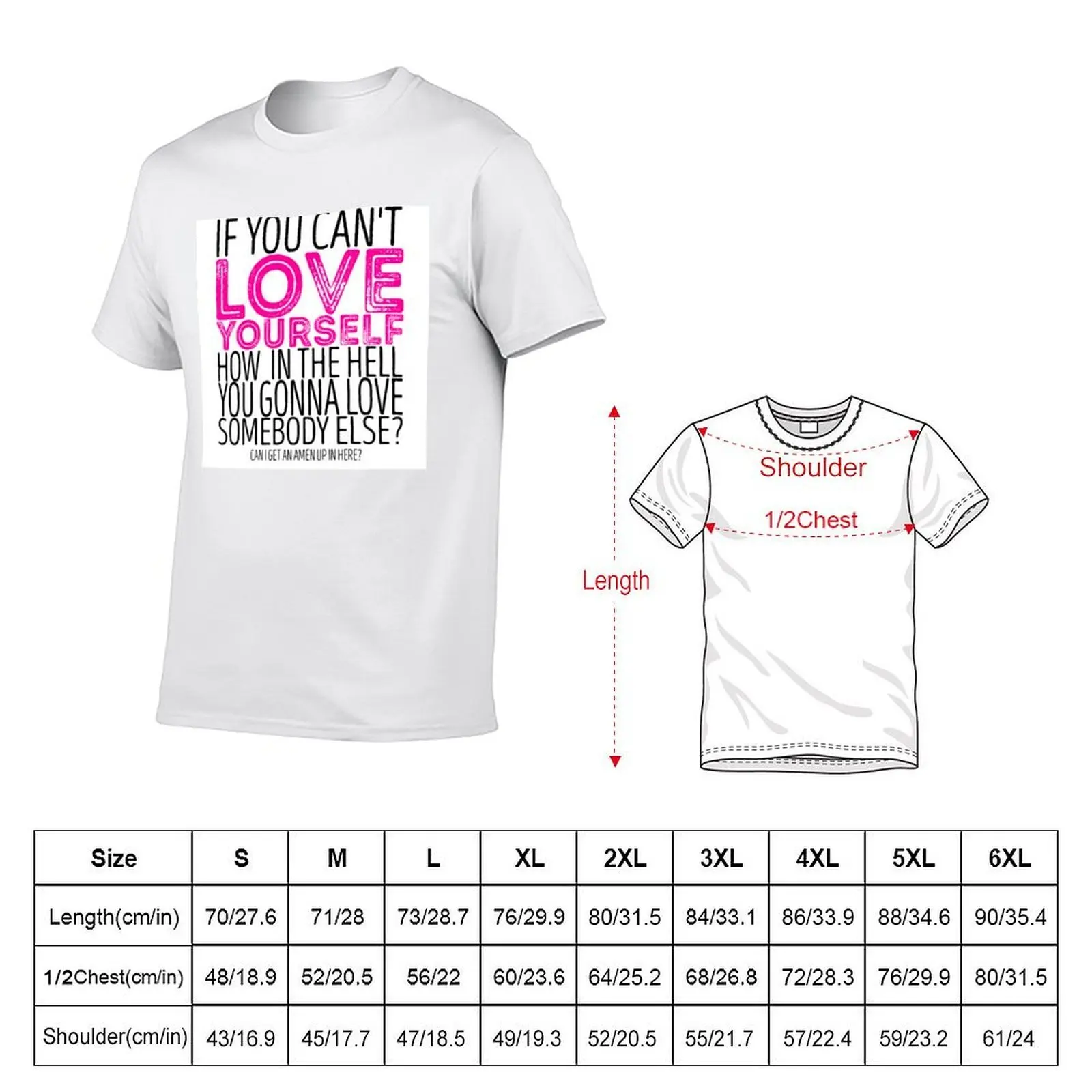 RuPaul's Drag Race - If You Can't Love Yourself... Quote T-Shirt blue archive custom t-shirts mens graphic t-shirts