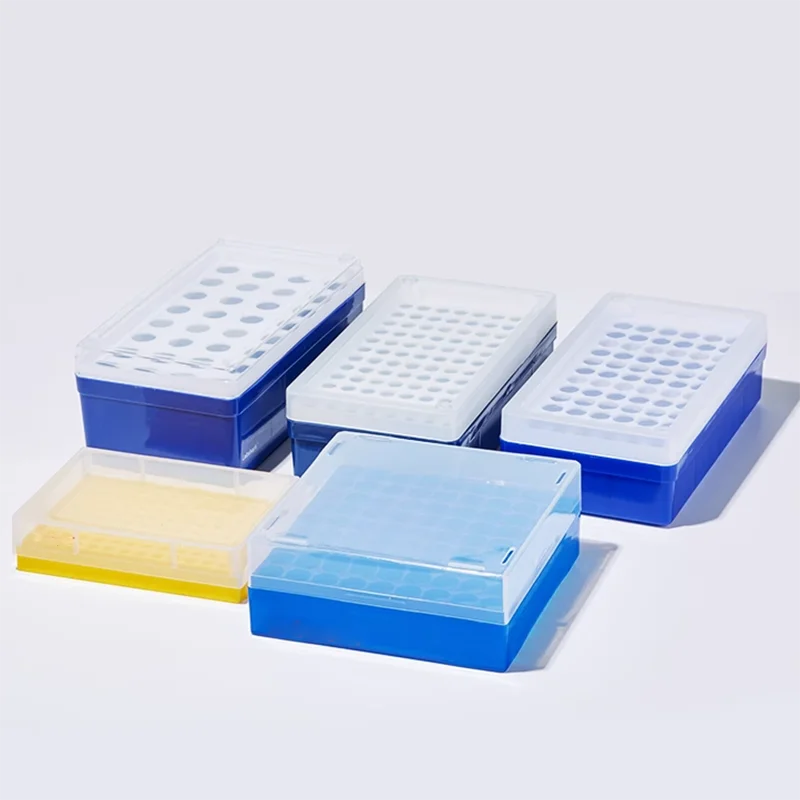 1pcs 0.2ml 0.5ml 1.5/2ml plastic Centrifugal tube Storage box Lab 32/72/96 holes PCR tube PP Storage rack