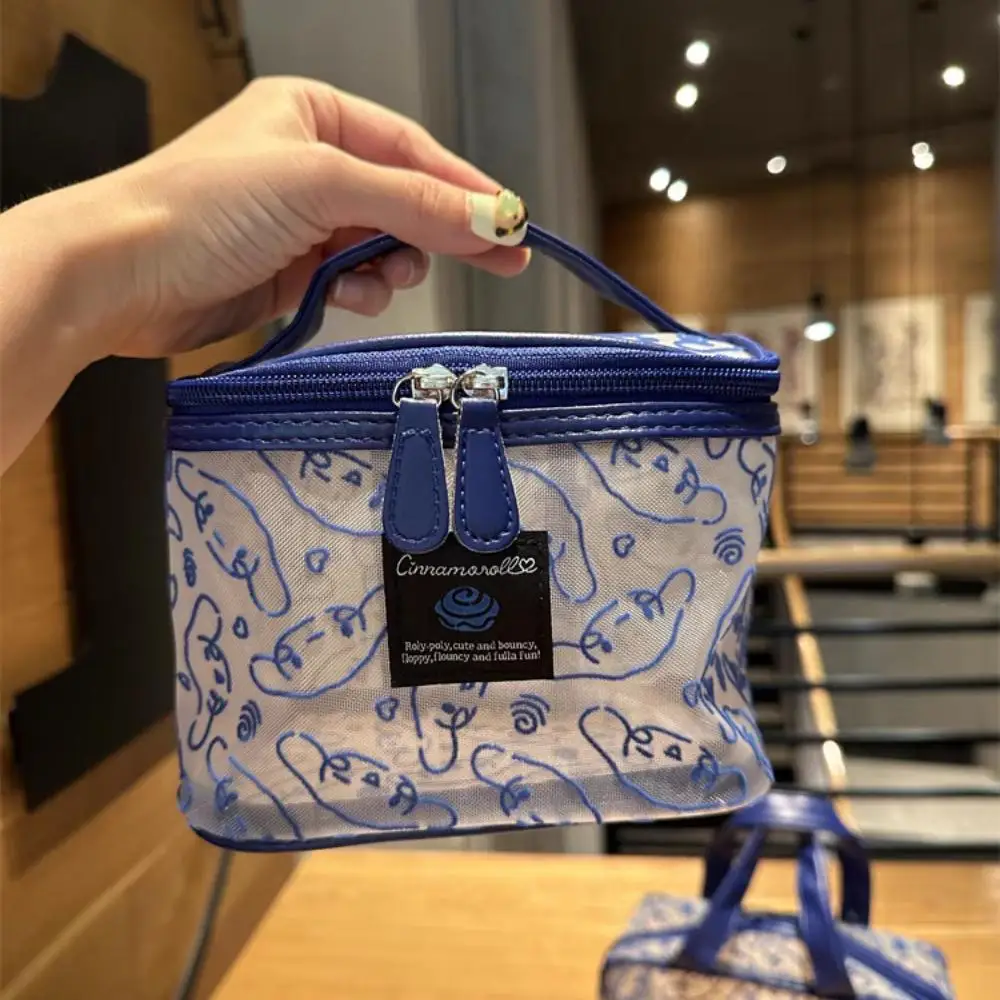 حقيبة يد كاواي ميلودي كورومي الشبكية الكرتونية المربعة للعناية بالبشرة وحقيبة تخزين أدوات الزينة وبضائع أنيمي هدية عيد ميلاد للفتيات والأولاد #2