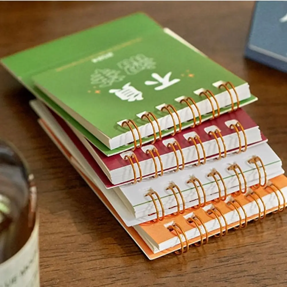 Creative Ins Inspirational Text Calendar Mini Literary Design Mini Desk Calendar Save Space Cartoon Coil Notepad Student