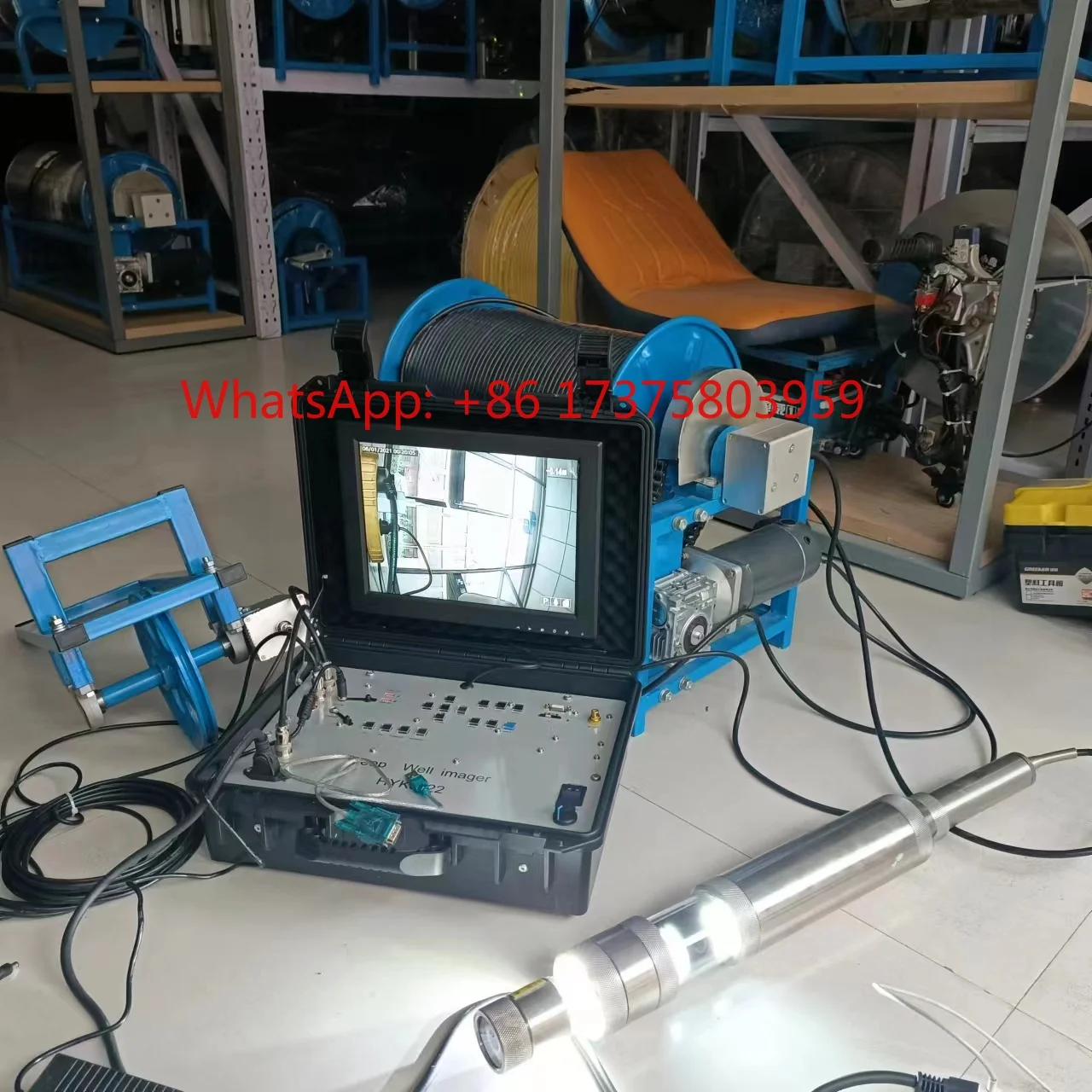 Underground Lightweight Well 300m 360 Degree View Deep Well Water Scanner Borehole Inspection