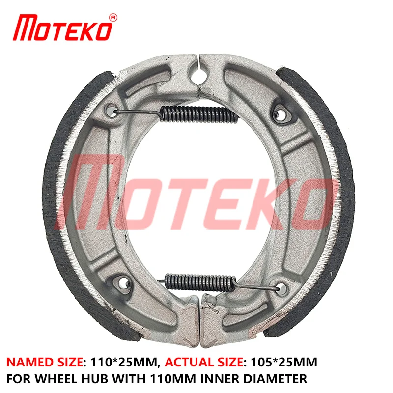 

BX1407924 105*25 Черная оболочка ASBESTORS свободная тормозная колодка для HONDA C110 JH70 CG125 ECO DELUX XL125 AKT110