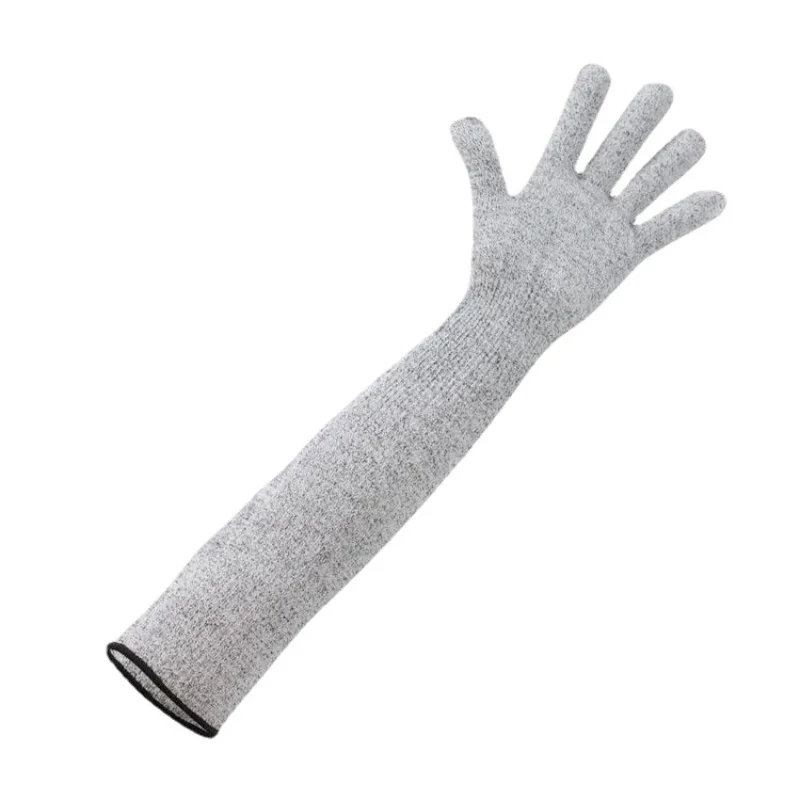 1PCS  Anti-Puncture Cut Arm Sleeve Resistant Breathable Skin-friendly Food Grade Material Cut-Resistant Arm Sleeve Cover Gloves