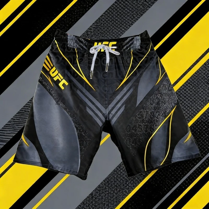 

Новинка 2026: Мужские шорты для экстремальных видов спорта UFC, хит продаж, с 3D-печатью, дышащие, пляжные, повседневные, большие размеры до 4XL