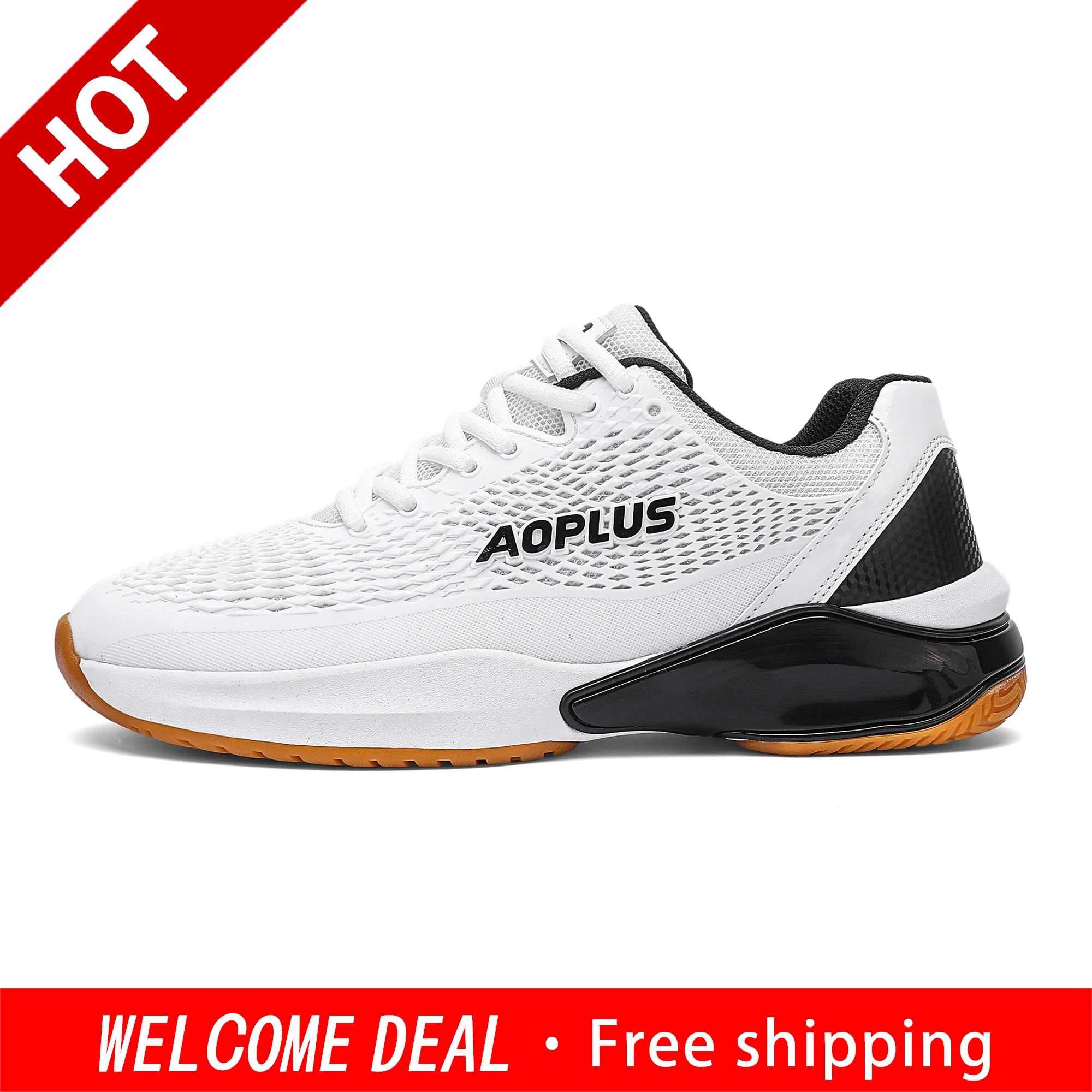 Men Professional Tennis Shoes Breathable Mesh Non-slip Rubber Sole Sneakers Court Training Zapatillas De Tenis Hombre Mujer