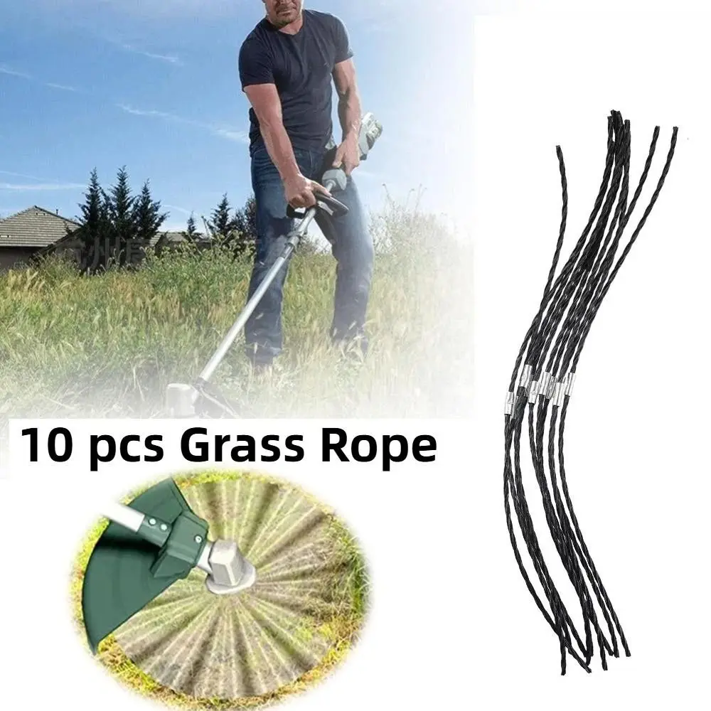10pcs Connector Simple Grass Rope Replacement Weeding Mower Accessories 38cm Wear-resistant Garden Accessories Grass