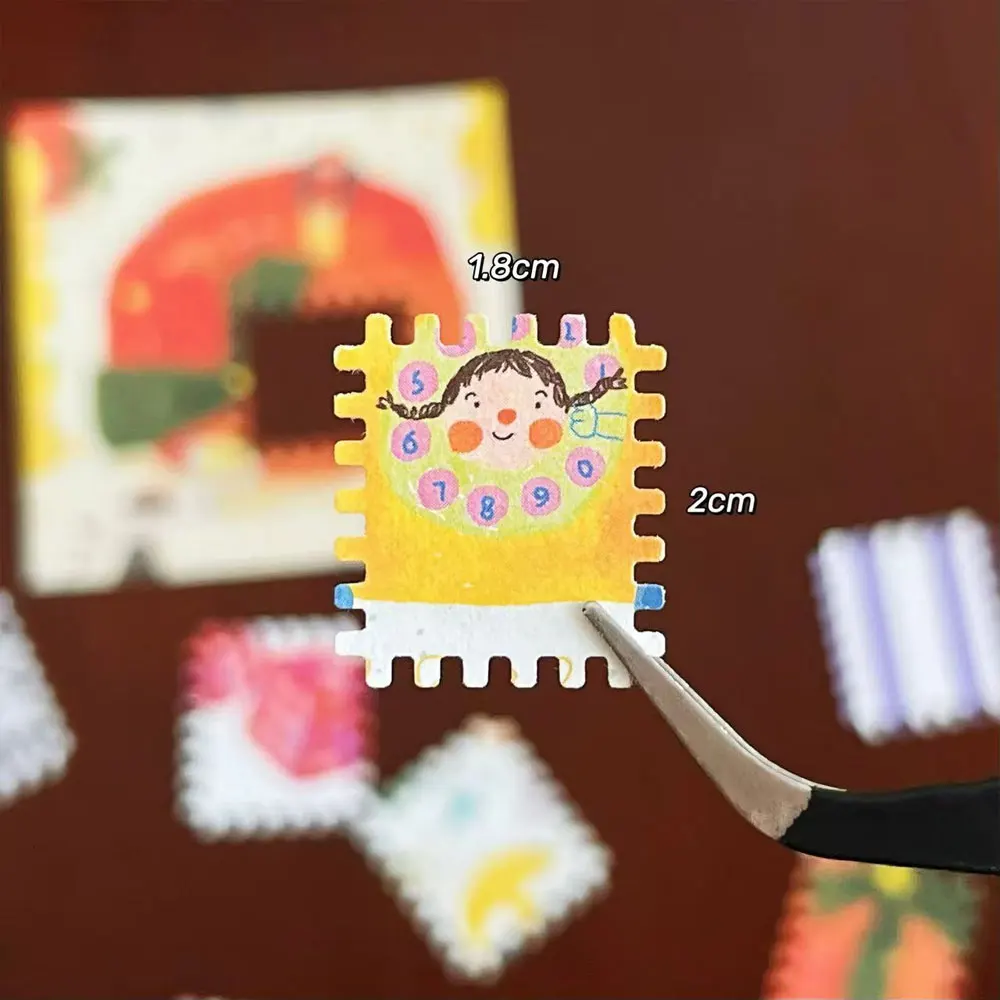 One-piece stamp embossing tool, stamp journal hole punch, creative handmade embossing tool, journal material collection tool.