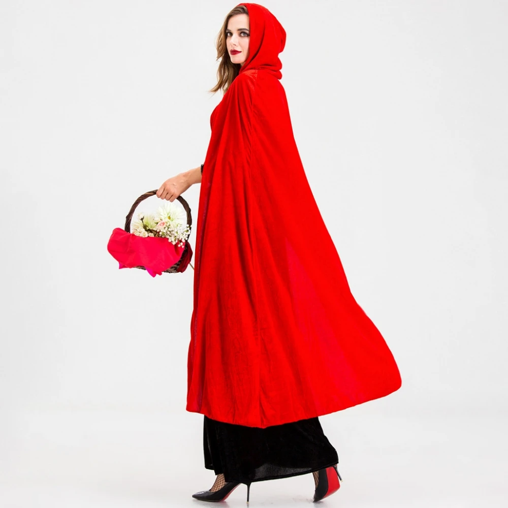 

Костюм на Хэллоуин для взрослых, Красная Шапочка, ролевой халат Dr Robe, одежда для выступлений на сцене, осень 2025 г.