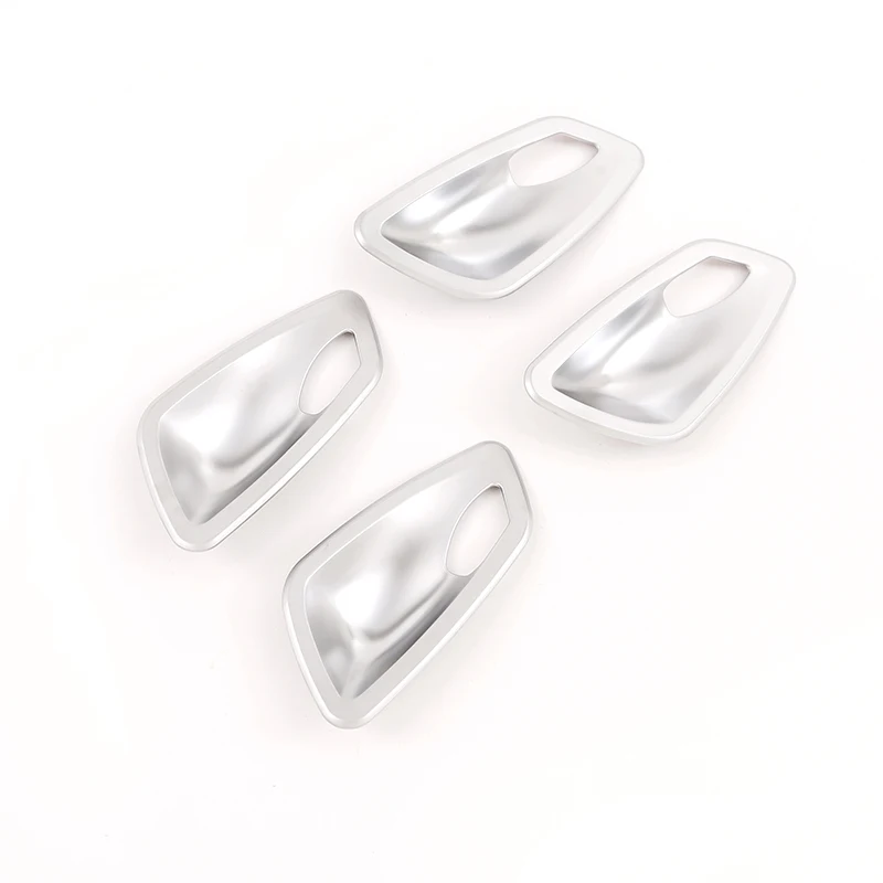 For BMW 3 Series E90 E92 2005-2012 Car Accessories 4 Pcs Matte ABS Car Interior Door Bowl Cover Trim