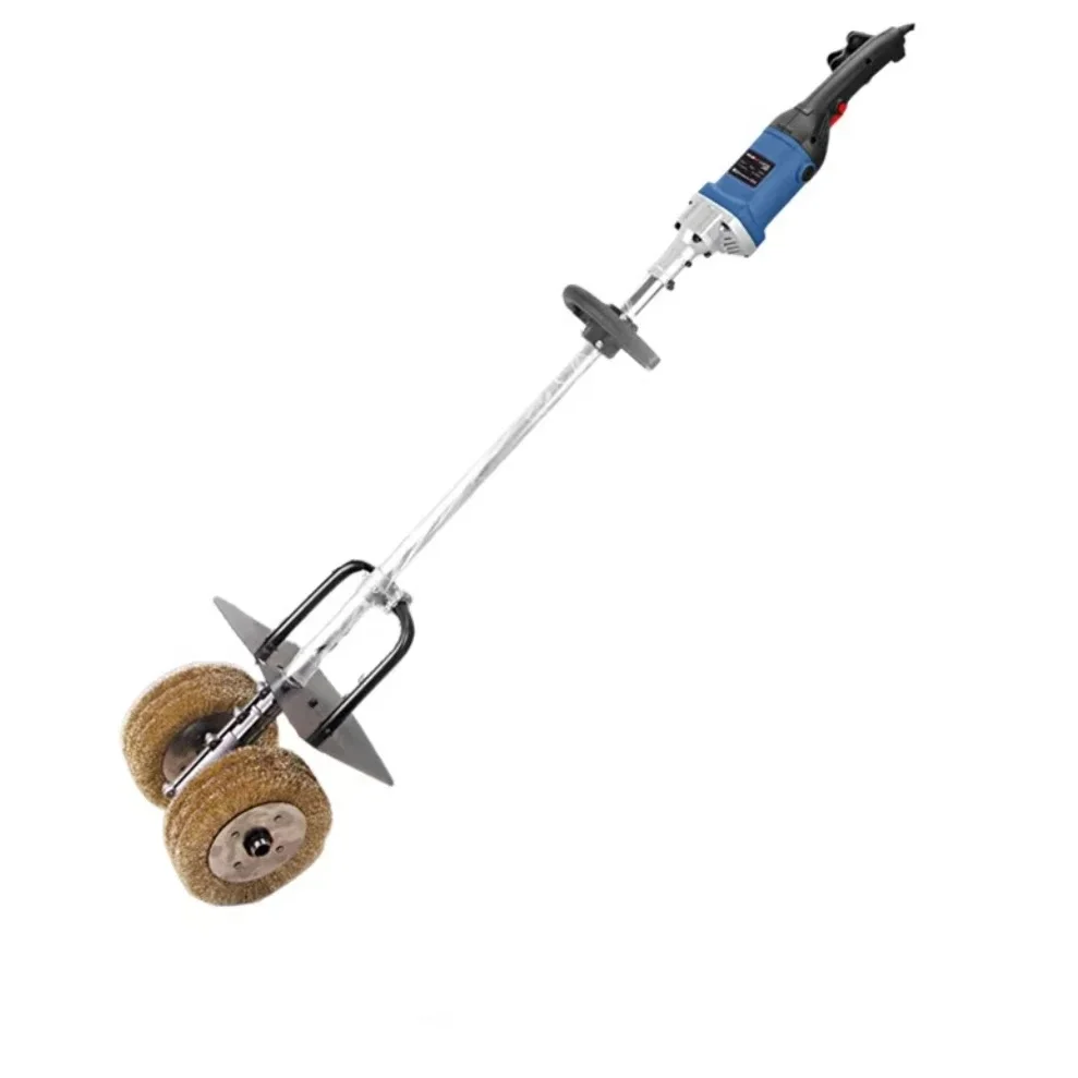 Industrial Handheld Electric Variable Speed Polishing & Grinding Wheel for Iron Steel Plate Derusting 1800W