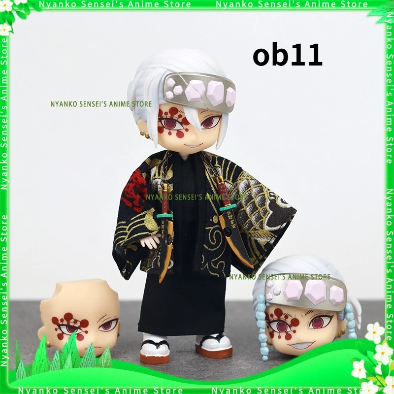 

In Stock Demon Slayer Uzui Tengen OB11 Full Doll 1/12 Scale BJD Action Figure Anime Models Toy Doll Gift Hobby Collectible