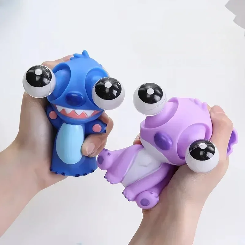 

Disney Cartoon Lilo & Stitch Decompression Toys Anime Stitch Angel Soft Slow Rebound Model Compression Toys Gifts