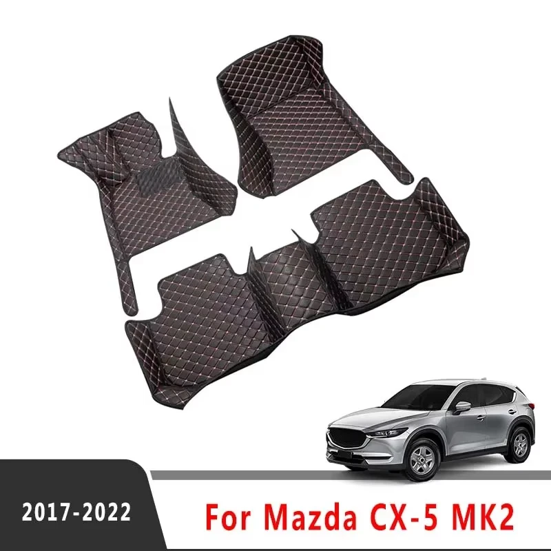 

Пользовательские автомобильные коврики для Mazda CX-5 CX5 CX 5 MK2 2024 2023 2022 2021 2020 2019 2018 2017, коврики, Чехлы, Стайлинг автомобиля