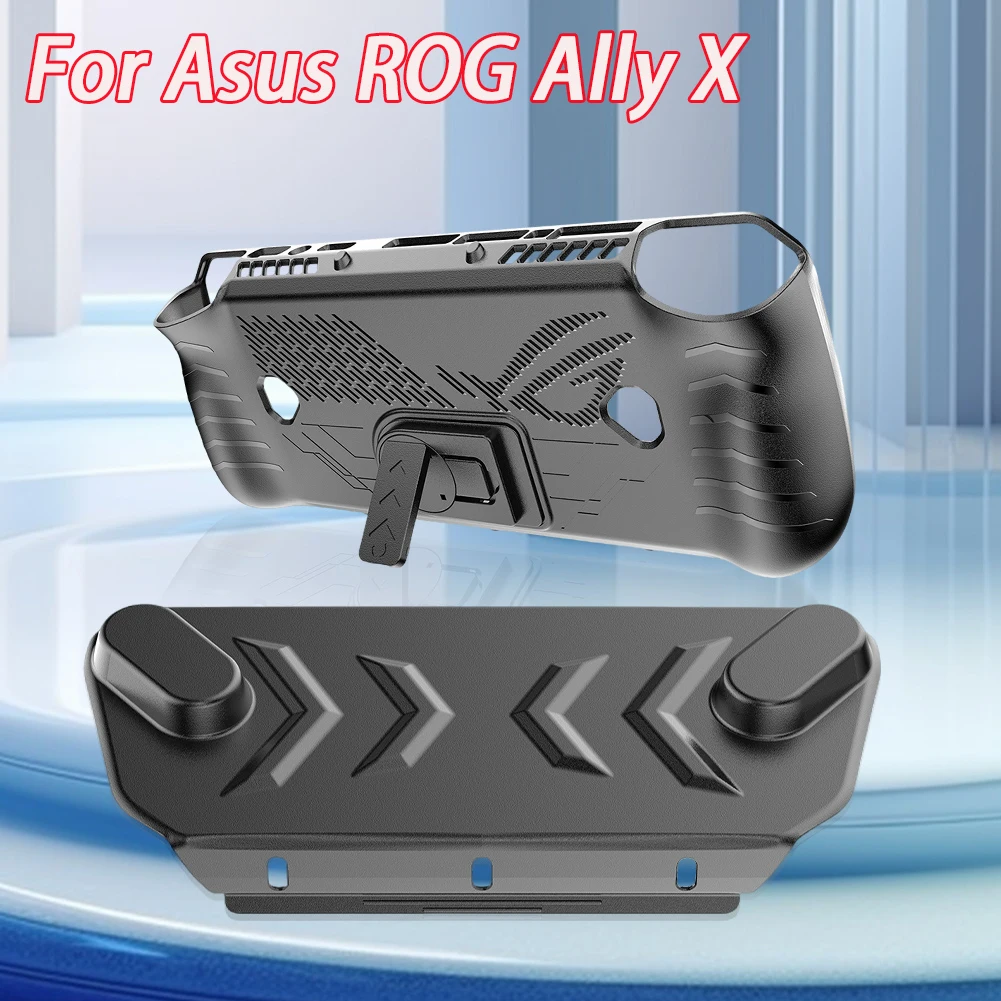 For Asus ROG Ally X TPU Protective Shell Anti-Scratch with Stand Protective Skin Case All Inclusive Sleeve Case Game Accessories