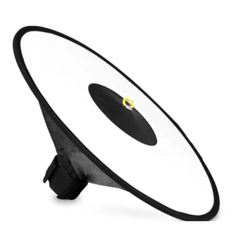 

Dependable-Universal 44Cm Round Flash Softbox Portable Foldable Style Speedlite Diffuser Reflector Strap For Camera Flash
