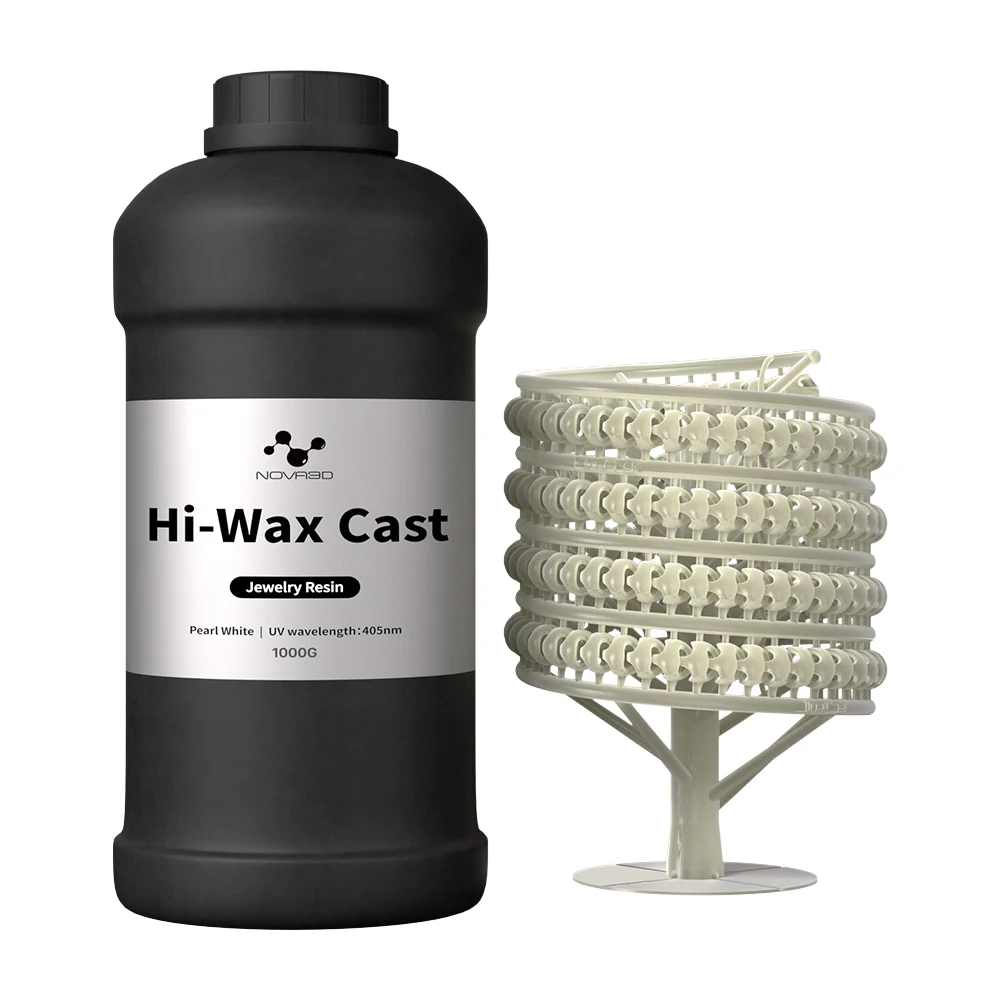 

NOVA3D Hi-Wax Cast resin for LCD resin jewelry 3D printers