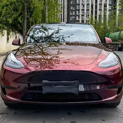 Premium Glossy Madeira Red Vinyl Wrap Chameleon Black Charm Red Car Wrapping Roll Film PET Air Release