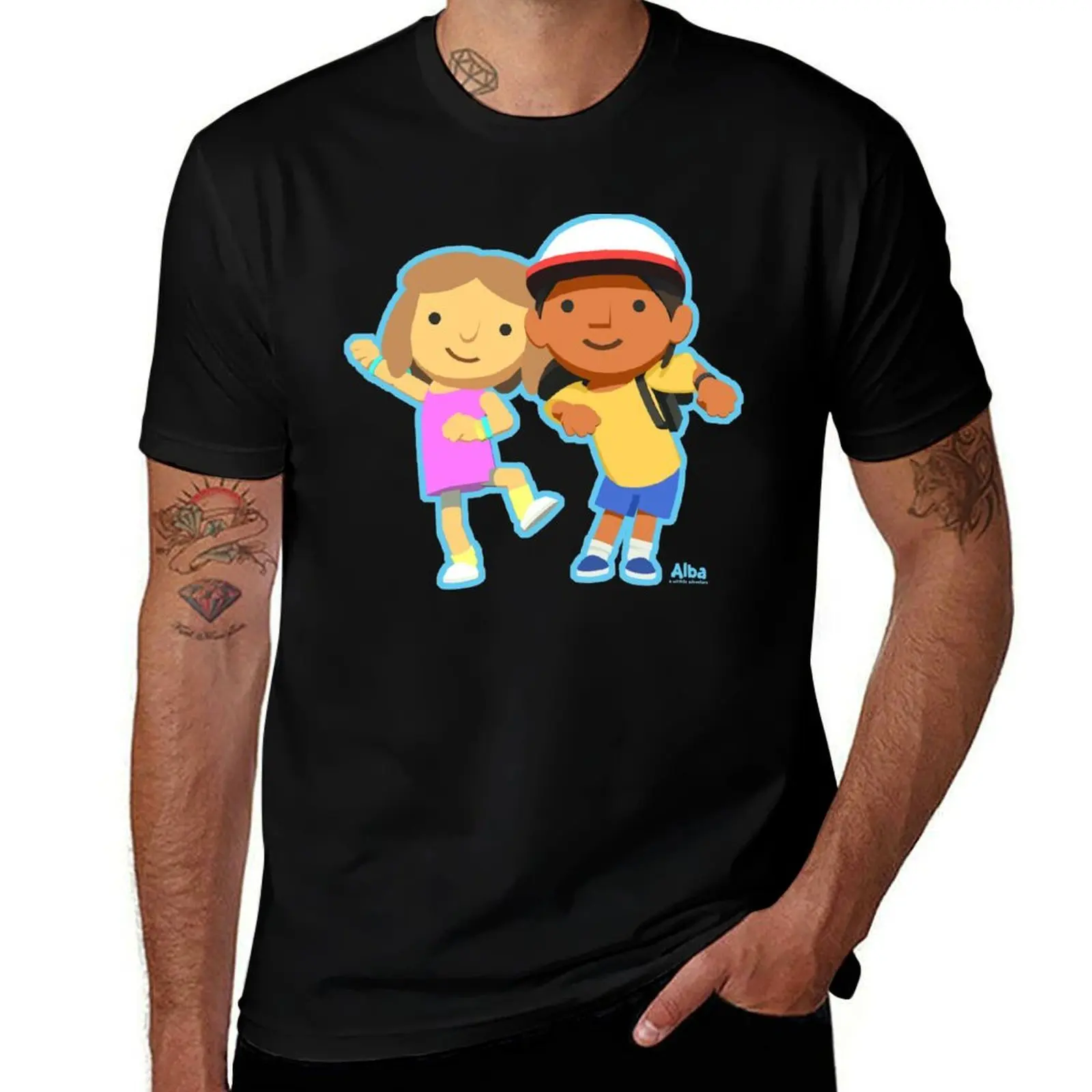 Alba and Ines Dancing - colour T-Shirt g man t shirts for men T-Shirt