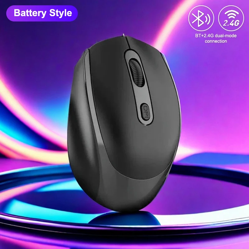 Wireless Mouse USB Rechargeable Bluetooth Silent Mouse 2.4G Ergonomic Gaming Mouse For MacBook Notebook PC Laptops Office